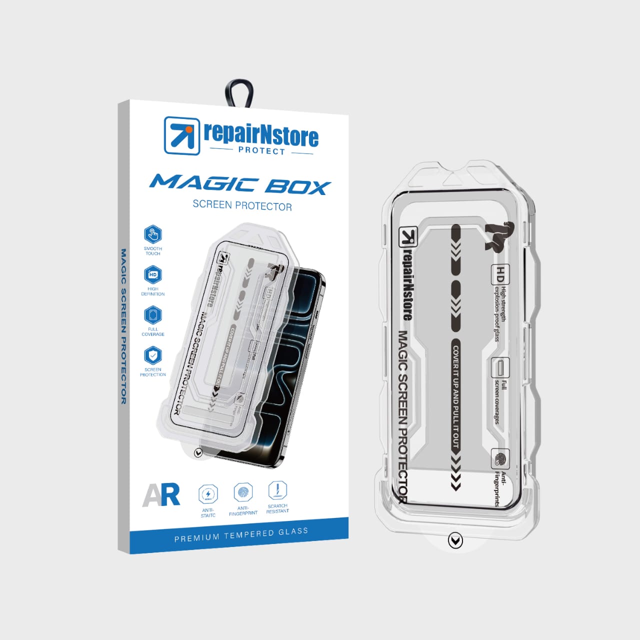 Panzerglas für iPhone 18 Pro Max Magic Box Easy Install
