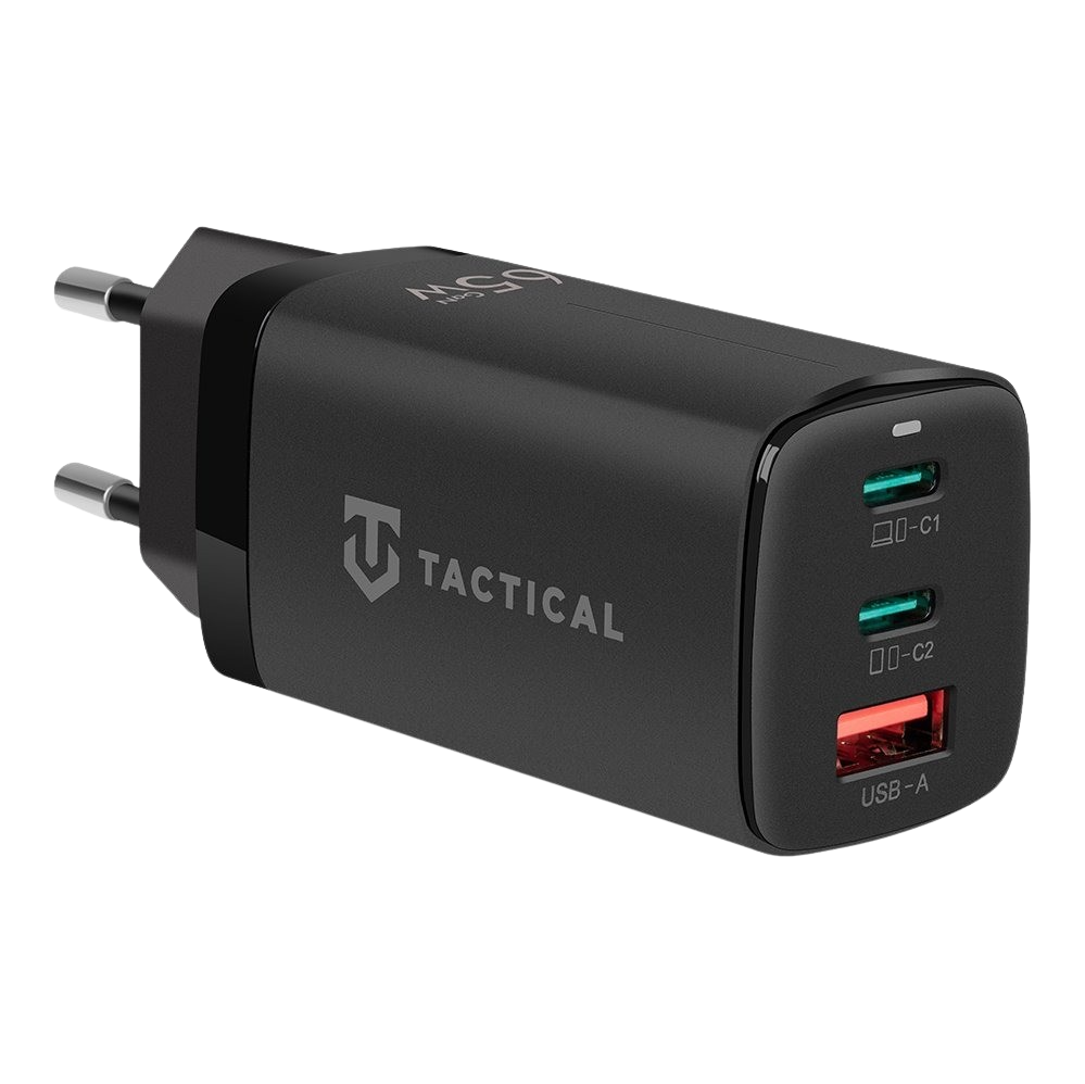 GaN-Schnellladegerät 65 W – FlashBang, Schwarz