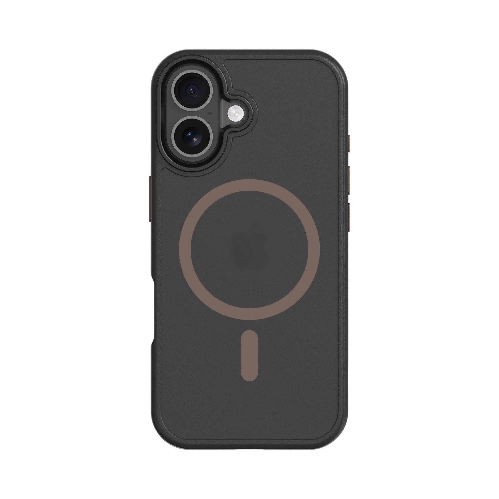 Apple iPhone 17 Hülle – MagForce Hyperstealth 2.0, Schwarz/Braun