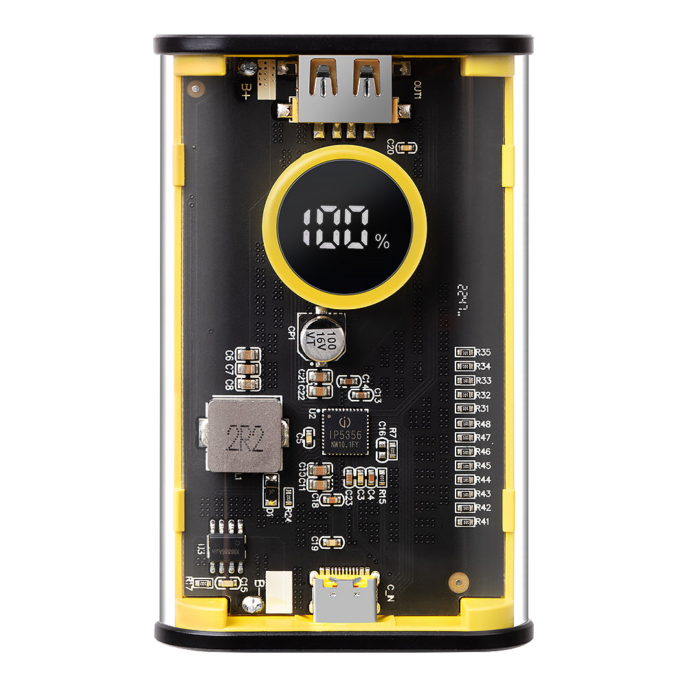Powerbank 9.600 mAh – C4 Explosive, Gelb – Standard