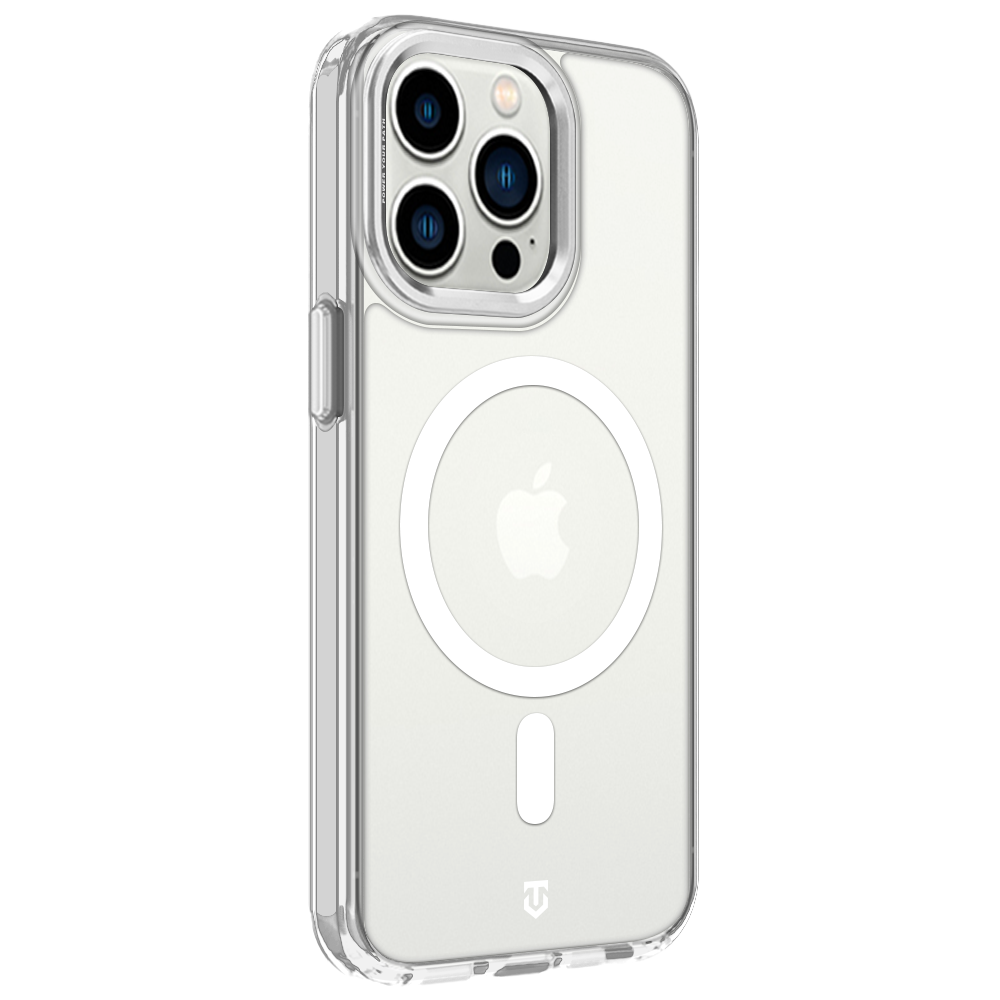 Apple iPhone 13 Pro Hülle – MagForce 2.0, Silber/Transparent – Standard